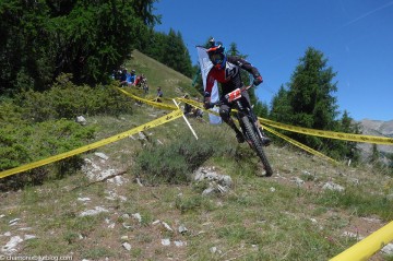 Val d’Allos Coupe du France 2015 #2 Nico showing how it's done, Stage 3.