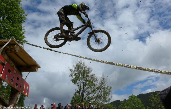 Crankworx Les Gets This is a big jump and it scared the crap out of me.