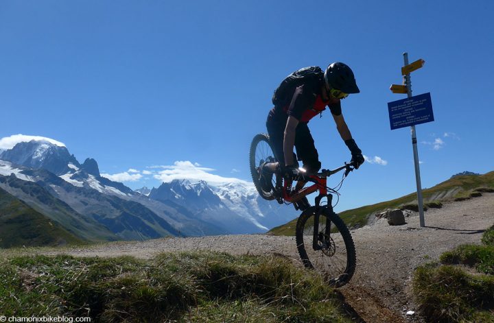 Le Tour Triptych Tyre tappin' Mont Blanc and sending the alpinists flying. Starting the Trient trail with (almost) a Swiss squeaker.