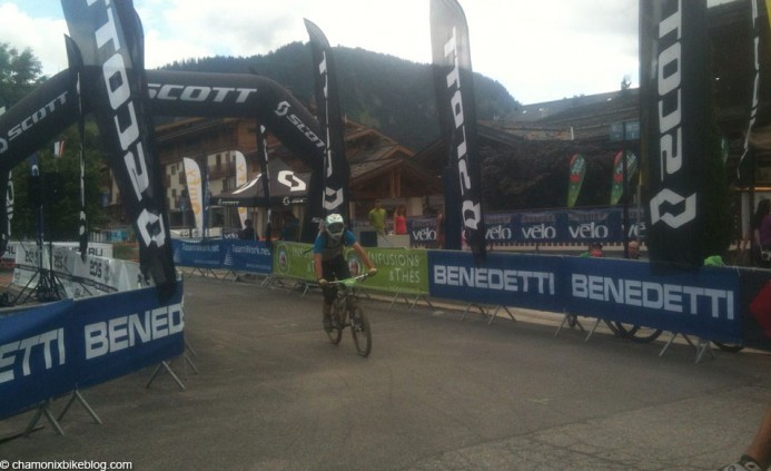 MB Enduro Megeve Spence's first finish